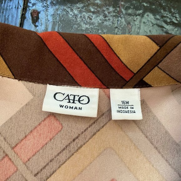 vintage abstract cato blazer - Picture 4 of 4
